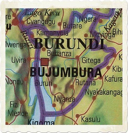 cartina burundi fisica