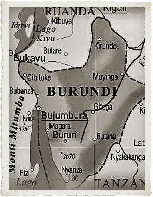 cartina burundi
