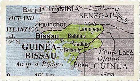 cartina guinea bissau