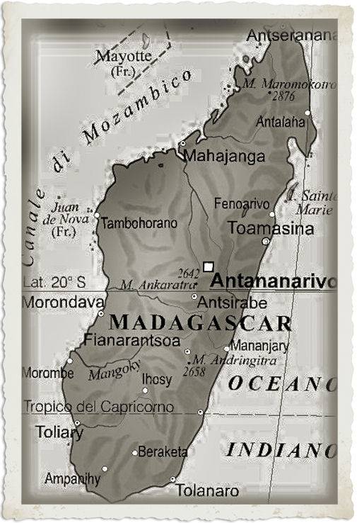 cartina madagascar