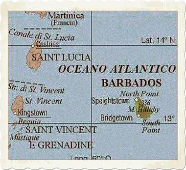 cartina barbados
