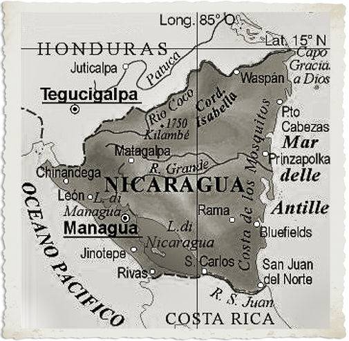 cartina nicaragua