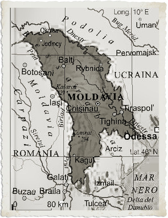cartina moldavia