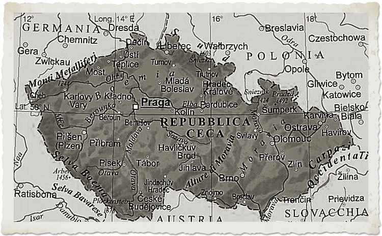 cartina repubblica ceca