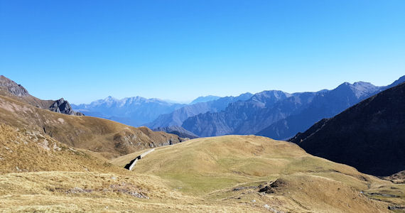 veduta dal rifugio grassi