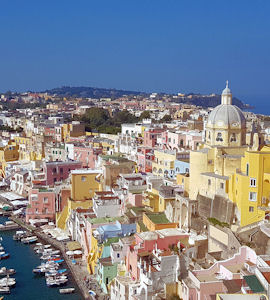 Veduta di Marina Coricella da Terra Murata