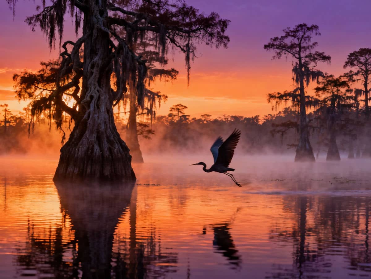 Panorama delle Everglades in Florida