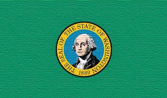 Bandiera stato di washington